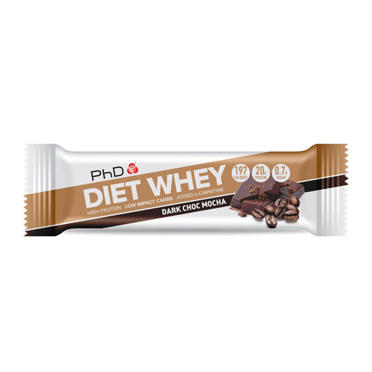 PhD Diet Whey Bar 65g Dark Chocolate Mocha