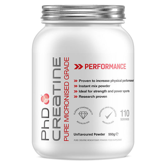 PhD Micronised Pharmaceutical Creatine 250g