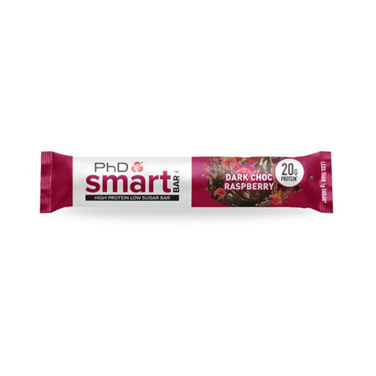 PhD Smart Bar Dark Choc Raspberry 64g
