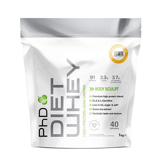 PhD Diet Whey 1 kg 40 Servings Banana