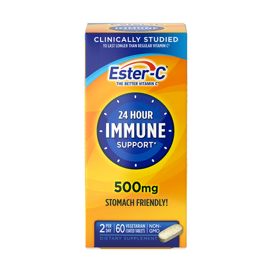 Ester-C 500 MG, 24 Hour Immune Support-60 tablets