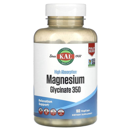 Kal Magnesium Glycinate 350 Mg - 160 Caps
