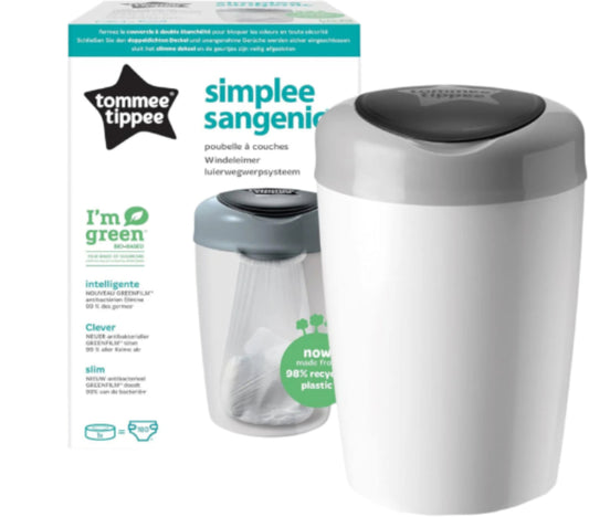 Tommee Tippee Simplee Sangenic Nappy Disposal Bin